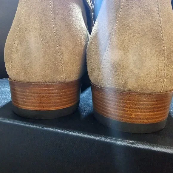 NEW Saint Laurent Suede Ankle Boot in Camel, Size 8.5 US - Picture 7 of 9